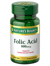 Folic Acid  800 mcg, 250 Tablets